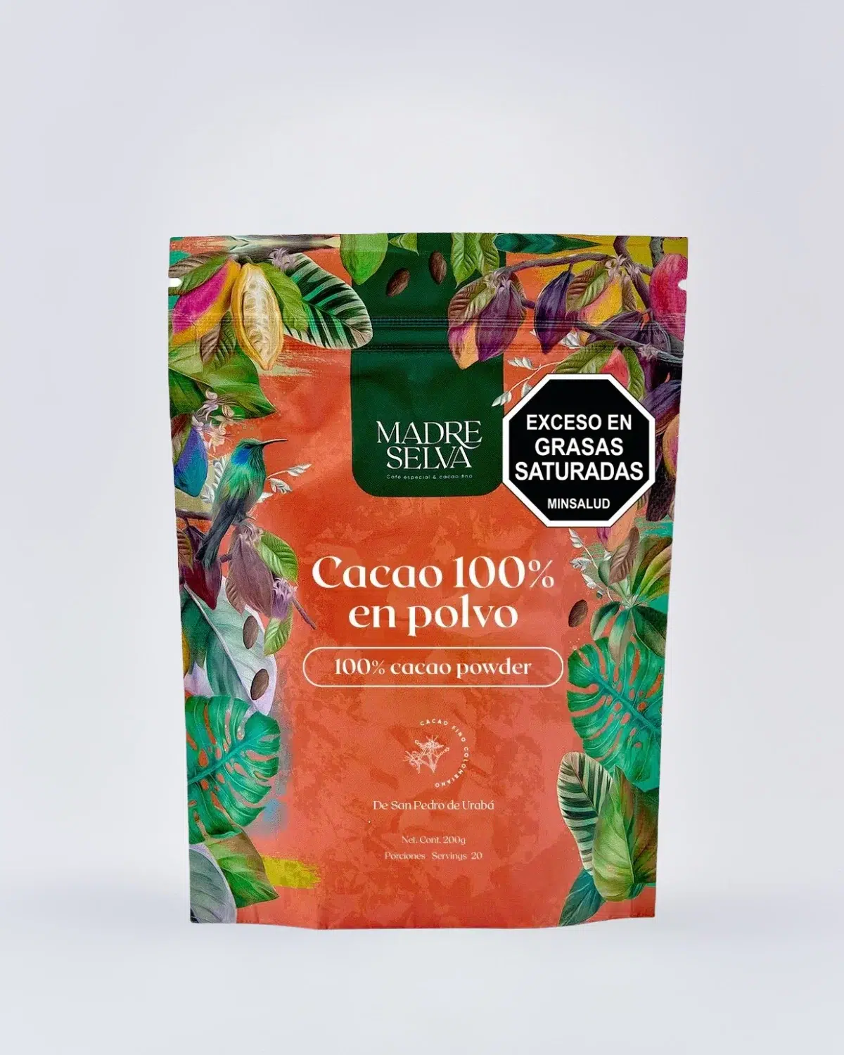 100% Cacao en polvo 200g